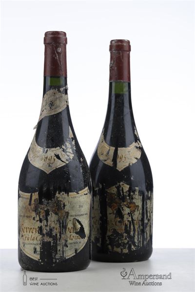 GEVREY CHAMBERTIN COMBE AUX MOINES 1995 - Philippe Leclerc - 2 Bottles