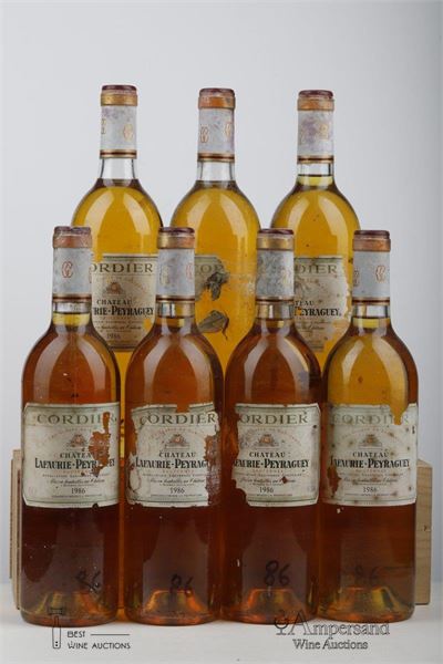 LAFAURIE PEYRAGUEY 1986 - Mc - 7 Bottles