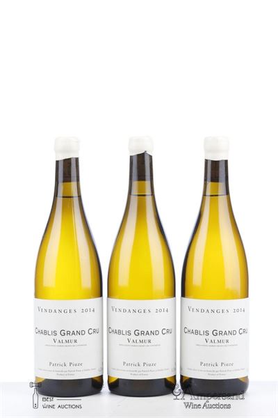 CHABLIS VALMUR 2014 - Patrick Piuze - 3 Bottles