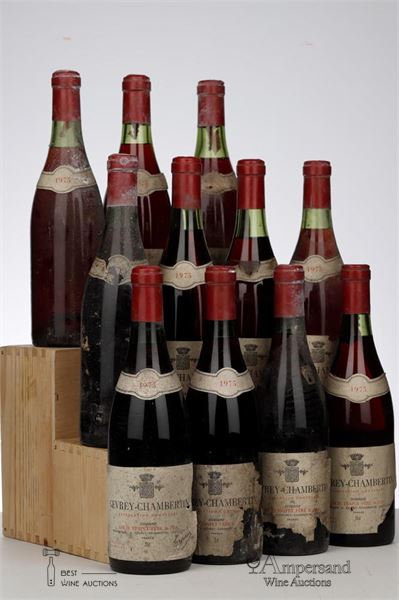 GEVREY CHAMBERTIN 1975 - Trapet - 11 Bottles