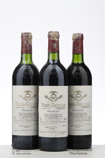 VEGA SICILIA UNICO 1985 - Vega Sicilia - 3 Bottles