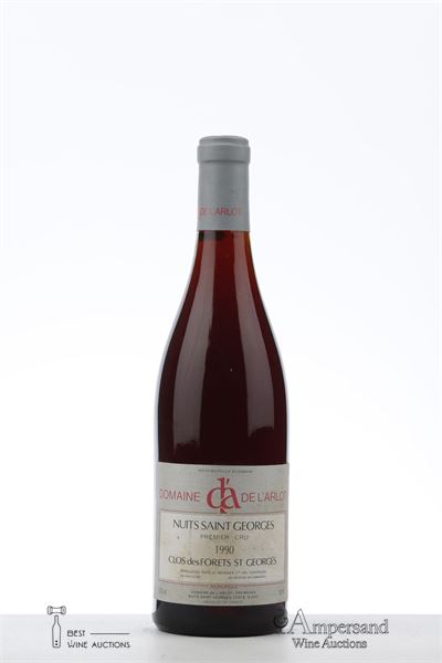 NUITS ST GEORGES CLOS DES FORETS ST GEORGES 1990 - Domaine de l'Arlot - 1 Bottle