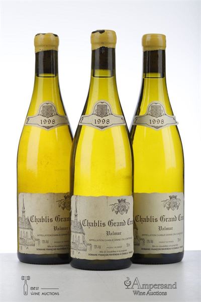 CHABLIS VALMUR 1998 - Raveneau - 3 Bottles