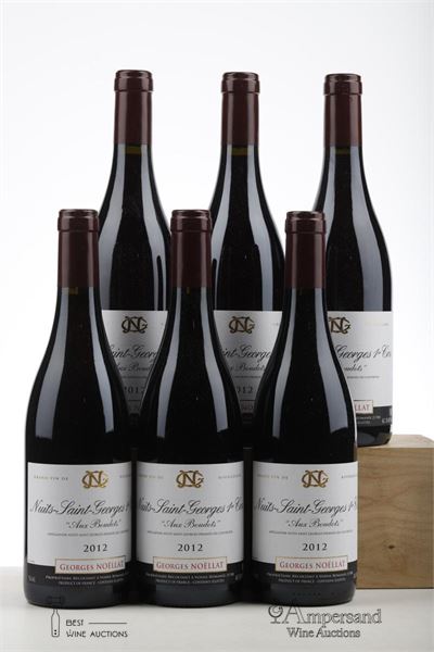 NUITS ST GEORGES AUX BOUDOTS 2012 - Georges Noellat - 6 Bottles