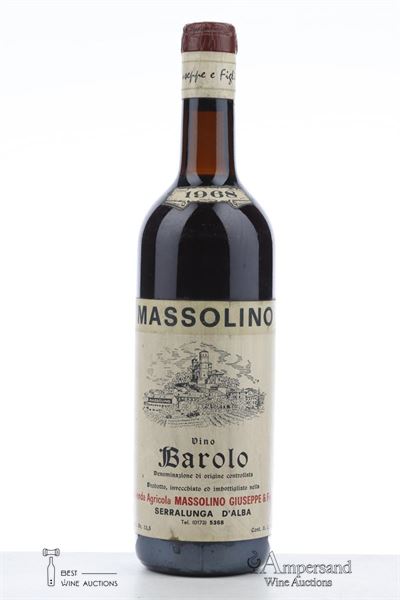 BAROLO VIGNA ROTONDA E PARAFADA 1968 - Massolino - 1 Bottle