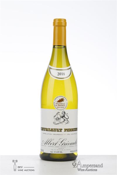 MEURSAULT PERRIERES 2018 - Albert Grivault - 1 Bottle