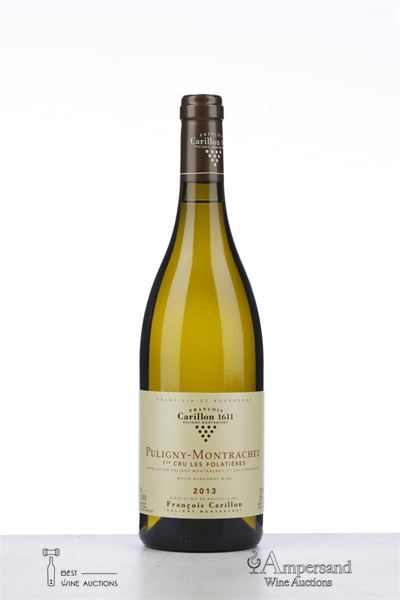 PULIGNY MONTRACHET LES FOLATIERES 2013 - Francois Carillon - 1 Bottle