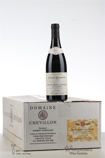 NUITS ST GEORGES LES VAUCRAINS 2015 - Robert Chevillon - 12 Bottles - Oc 12