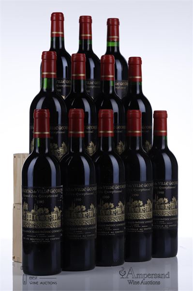 DE VILLEGEORGE 1990 - 12 Bottles - Owc 12