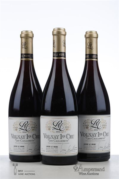 VOLNAY LES CAILLERETS 2016 - Lucien Le Moine - 3 Bottles
