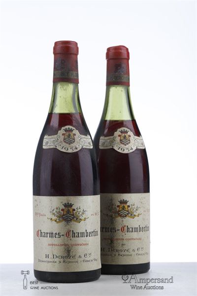 CHARMES CHAMBERTIN 1954 - Deroye - 2 Bottles