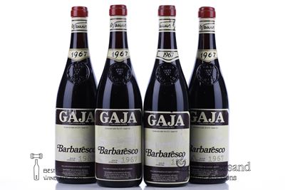 BARBARESCO 1967 - Gaja - 4 Bottles