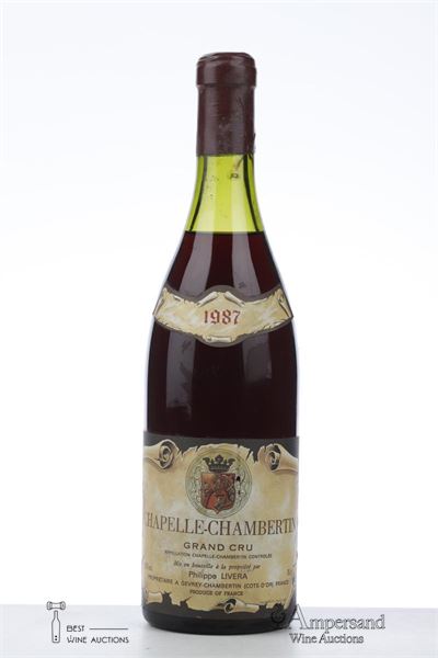 CHAPELLE CHAMBERTIN 1987 - Philippe Livera - 1 Bottle
