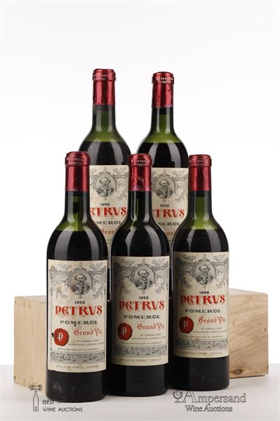 PETRUS 1958 - Mc - 5 Bottles