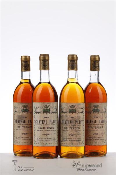 PAJOT 1964 - Neg. L. Danglade - 4 Bottles