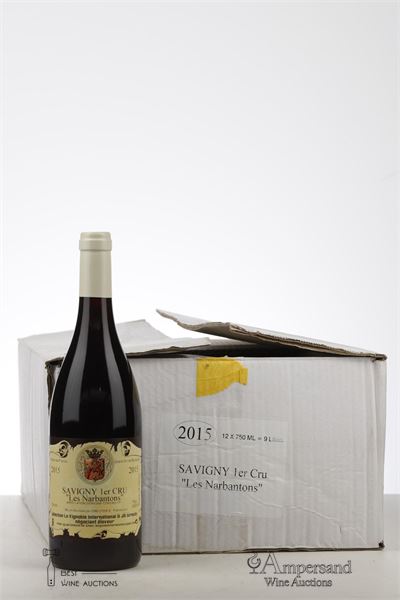 SAVIGNY LES BEAUNE LES NARBANTONS 2015 - Mb pour Vignoble International et JB Giraudy - 12 Bottles - Oc 12