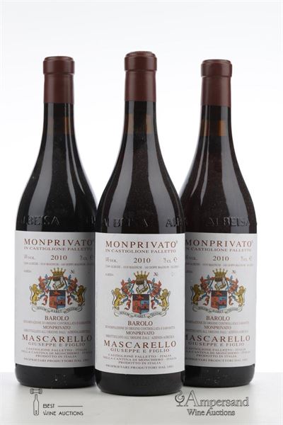 BAROLO MONPRIVATO 2010 - Giuseppe Mascarello - 3 Bottles
