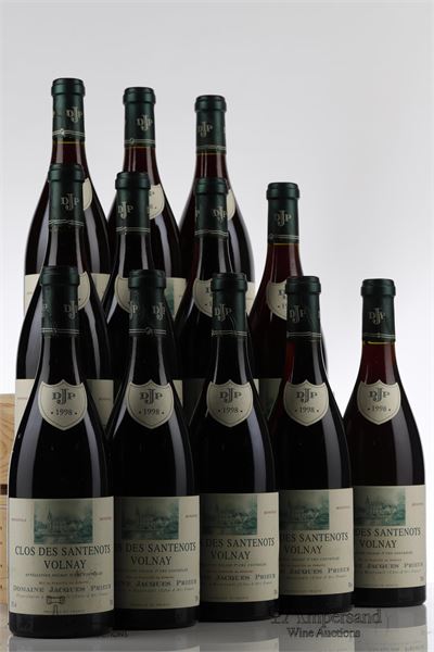 VOLNAY CLOS DES SANTENOTS 1998 - Jacques Prieur - 12 Bottles