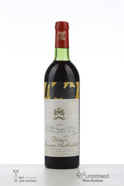 MOUTON ROTHSCHILD 1974 - Mc - 1 Bottle