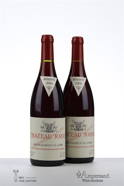 CHATEAUNEUF DU PAPE RAYAS 2006  - 2 Bottles