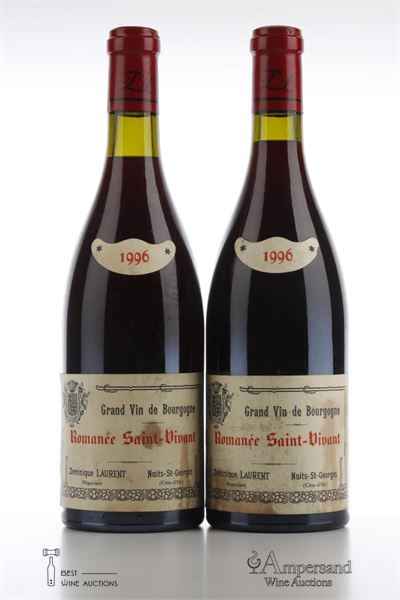 ROMANEE ST VIVANT 1996 - Dominique Laurent - 2 Bottles