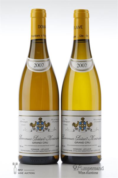 BIENVENUES BATARD MONTRACHET 2007 - Domaine Leflaive - 2 Bottles