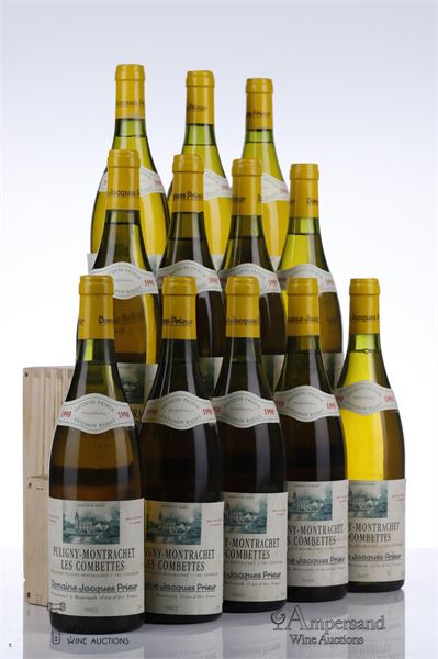 PULIGNY MONTRACHET LES COMBETTES 1990 - Jacques Prieur - 12 Bottles - Owc 12