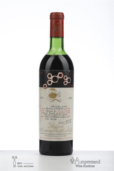 MOUTON ROTHSCHILD 1967 - Mc - 1 Bottle
