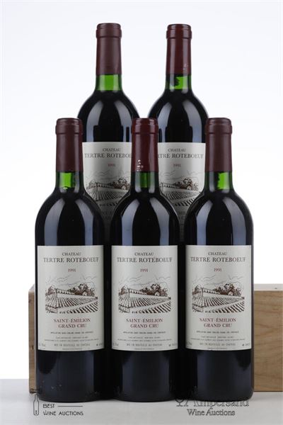 TERTRE ROTEBOEUF 1991 - Mc - 5 Bottles
