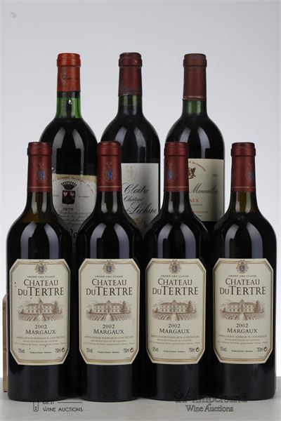 LOT BORDEAUX MARGAUX MIXED - Mc - 7 Bottles