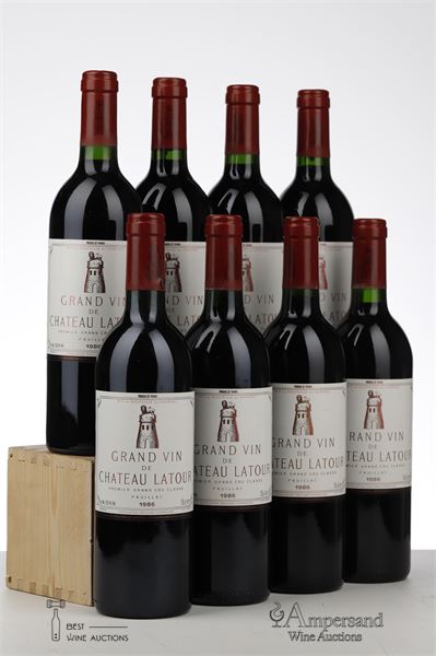 LATOUR 1986 - Mc - 8 Bottles - Owc 12