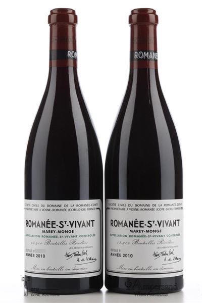 ROMANEE ST VIVANT Domaine de la Romanee Conti 2010 - 2 Bottles