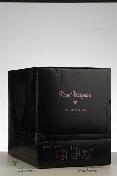 DOM PERIGNON ROSE 2008 - Moet et Chandon - 6 Bottles - Oc 6