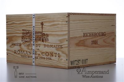 RICHEBOURG Domaine de la Romanee Conti 2014 - 6 Bottles in Owc 6