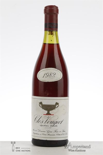 CLOS VOUGEOT 1982 - Gros Frere et Soeur - 1 Bottle