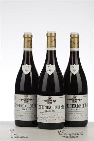 CHAMBERTIN CLOS DE BEZE 2012 - Armand Rousseau - 3 Bottles