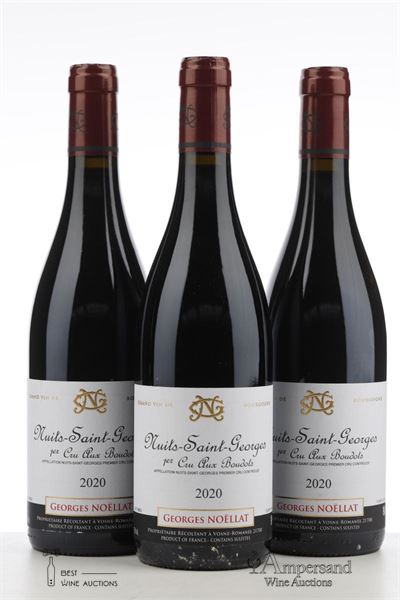 NUITS ST GEORGES AUX BOUDOTS 2020 - Georges Noellat - 3 Bottles