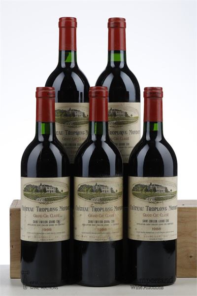 TROPLONG MONDOT 1988 - Mc - 5 Bottles