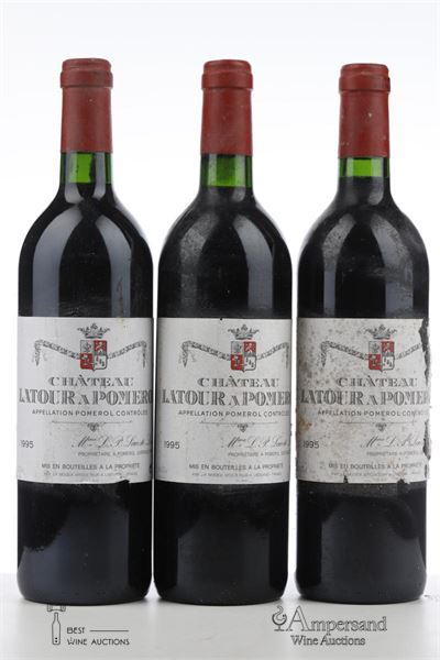 LATOUR A POMEROL 1995 - Mc - 3 Bottles