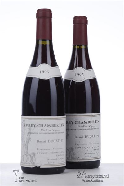 GEVREY CHAMBERTIN VIEILLES VIGNES 1995 - Dugat Py - 2 Bottles