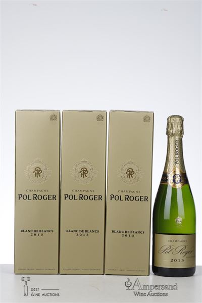 POL ROGER BLANC DE BLANCS 2013 - Pol Roger - 3 Bottles - Oc 1