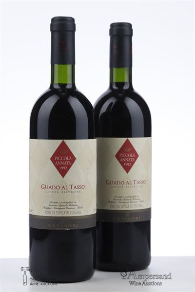 GUADO AL TASSO 1992 - Antinori - 2 Bottles