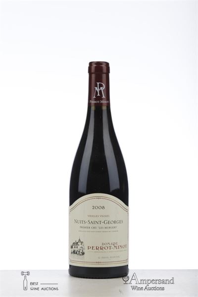 NUITS ST GEORGES LES MURGERS VIEILLES VIGNES 2008 - Perrot Minot - 1 Bottle