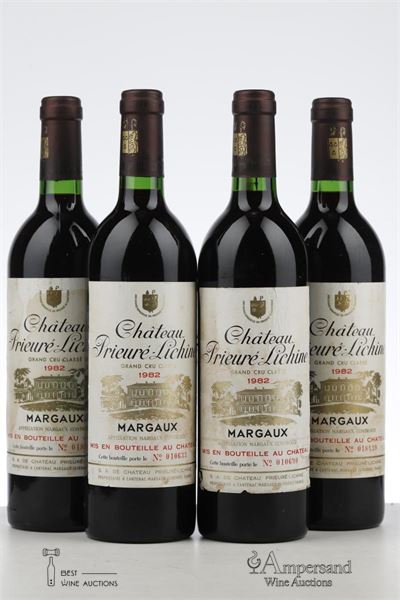 PRIEURE LICHINE 1982 - Mc - 4 Bottles