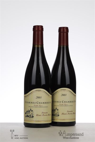 CHARMES CHAMBERTIN VIEILLES VIGNES 2001 - Henri Perrot Minot - 2 Bottles