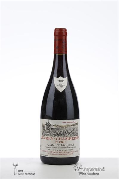 GEVREY CHAMBERTIN CLOS ST JACQUES 2005 - Armand Rousseau - 1 Bottle