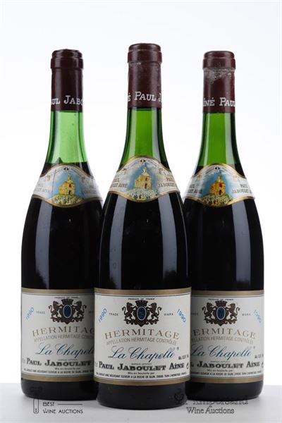 HERMITAGE LA CHAPELLE 1990 - Paul Jaboulet - 3 Bottles