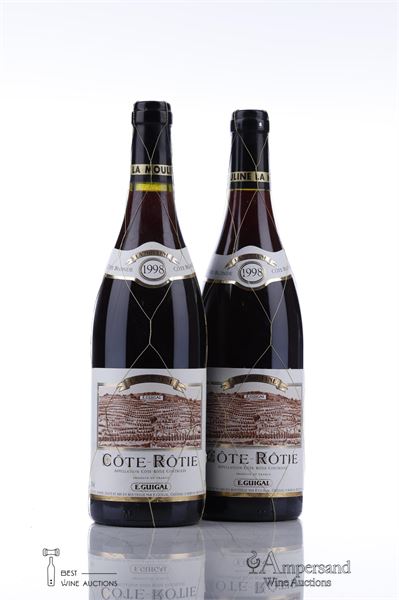 COTE ROTIE LA MOULINE 1998 - Guigal - 2 Bottles