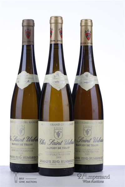 GEWURZTRAMINER CLOS ST URBAIN RANGEN DE THANN 2008 - Zind Humbrecht - 3 Bottles