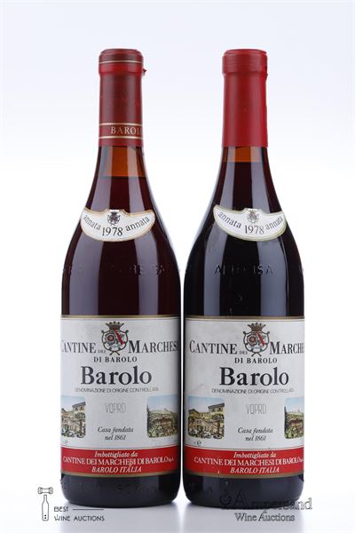 BAROLO 1978 - Marchesi di Barolo - 2 Bottles